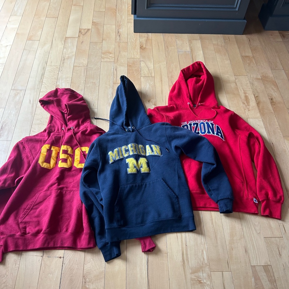 3 Boathouse hoodies (100$ each originally)